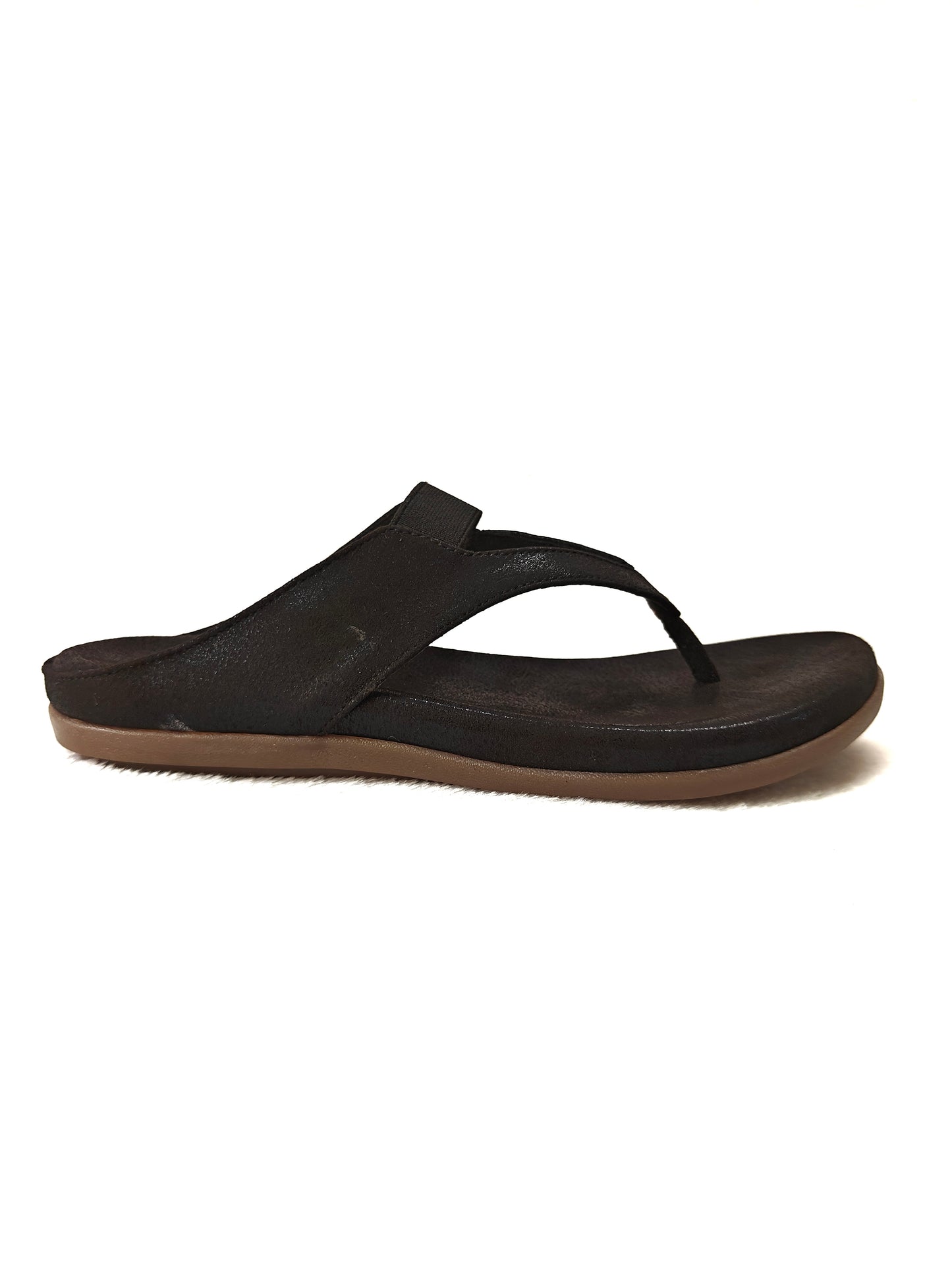 Page Comfort-Flex synthetic Leather Sandals Black.