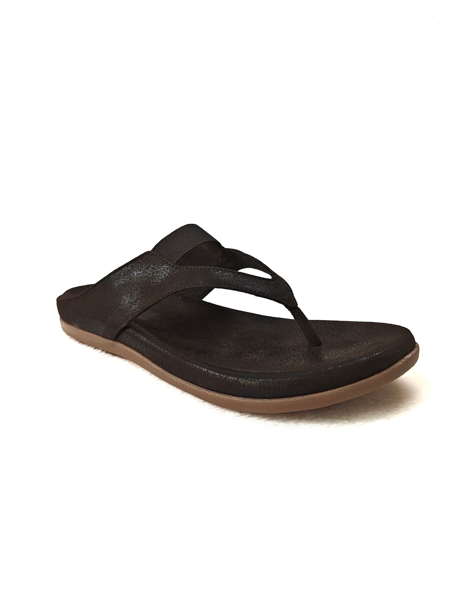 Page Comfort-Flex synthetic Leather Sandals Black.