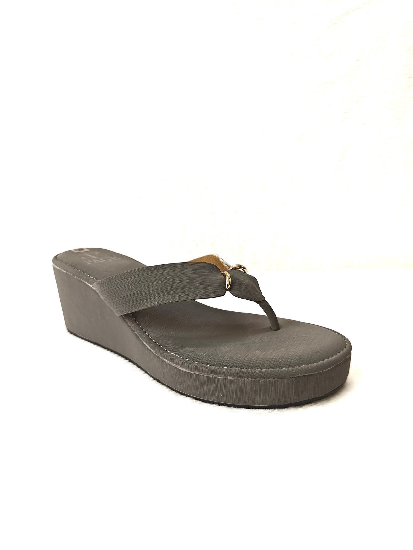 Page GraceLink Wedge Thongs Grey (401).