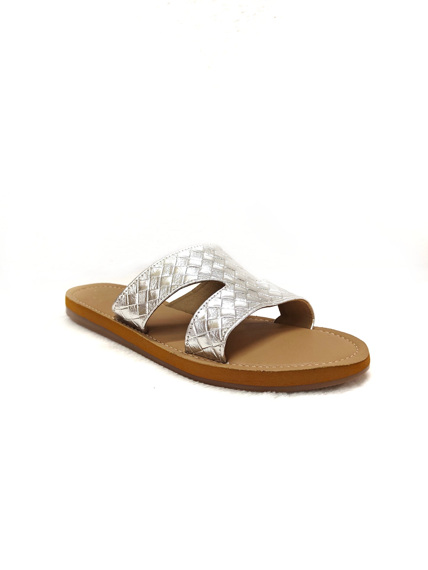 Page Silver Weave Slide (1237).