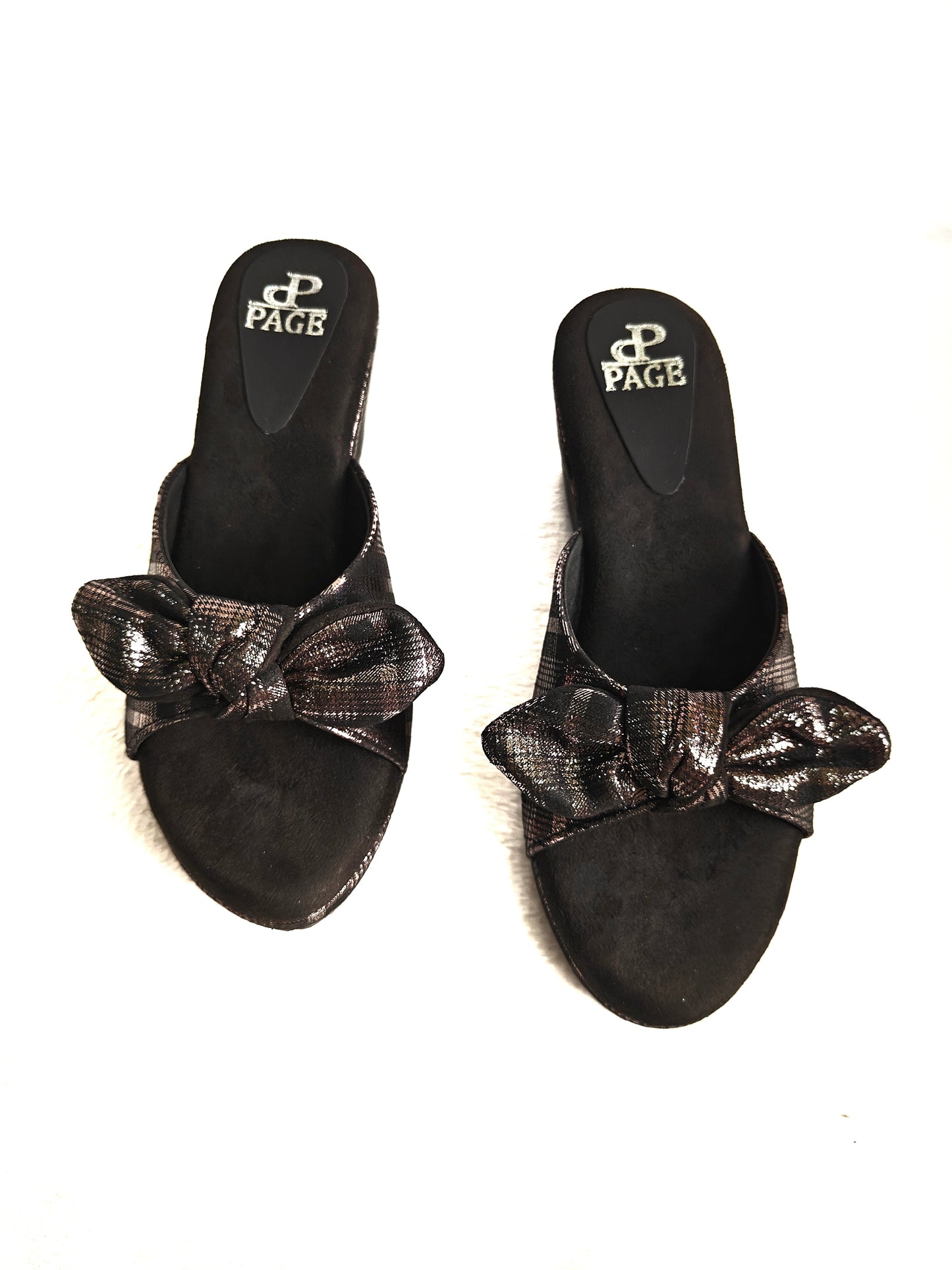 Page Mocha Mirage Wedges Black (1403-5).