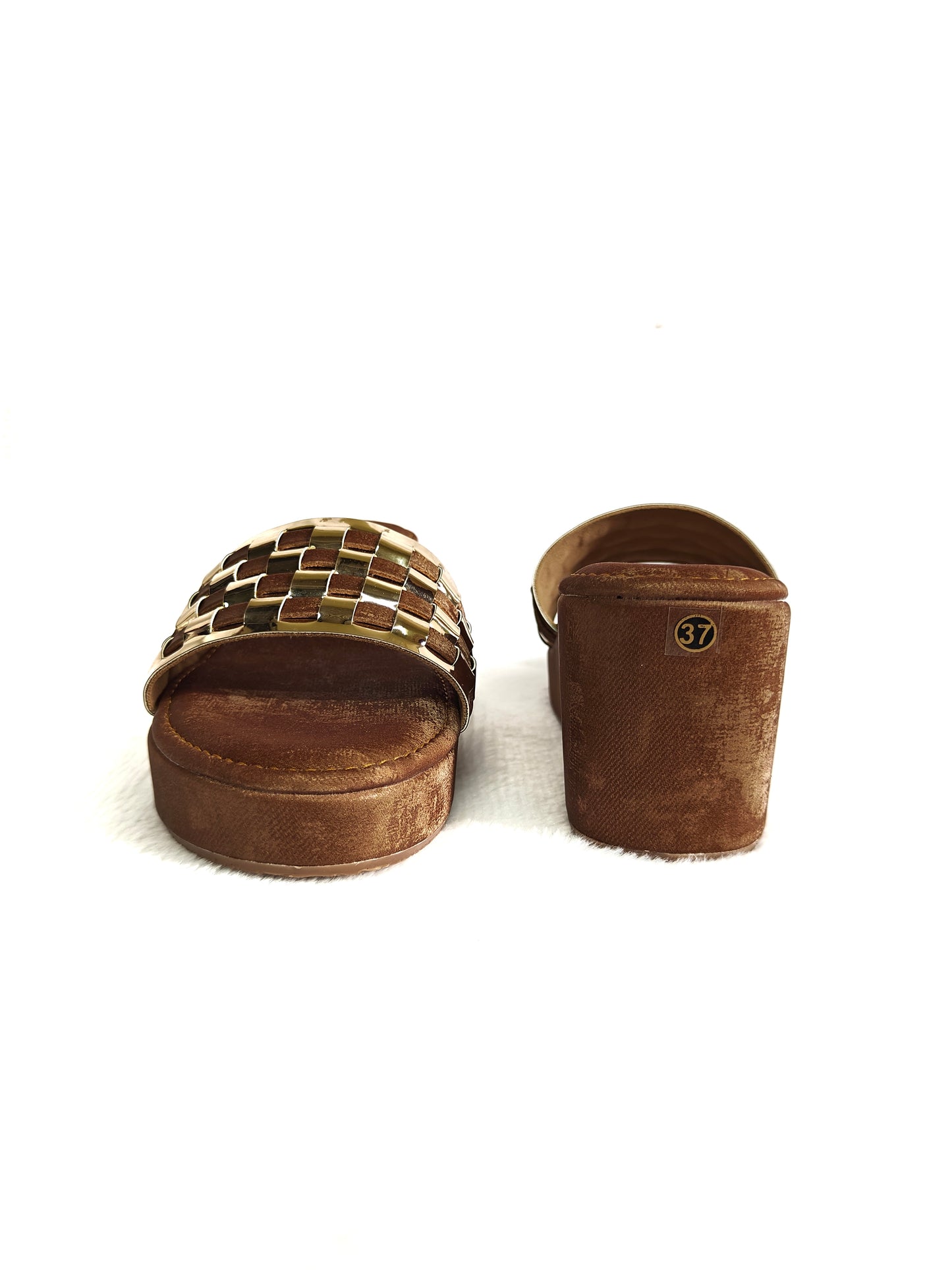Page Aurelia Crest Wedge Tan (1412-8).