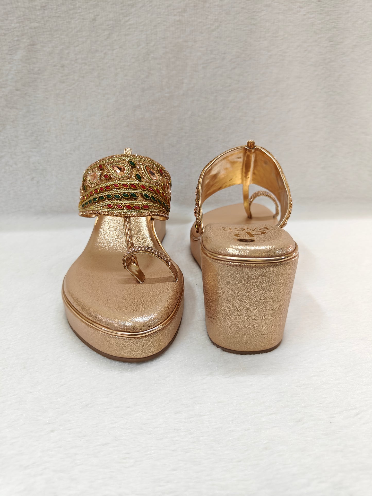 Page Royal Ethnica Wedge Sandals Antique (1233).