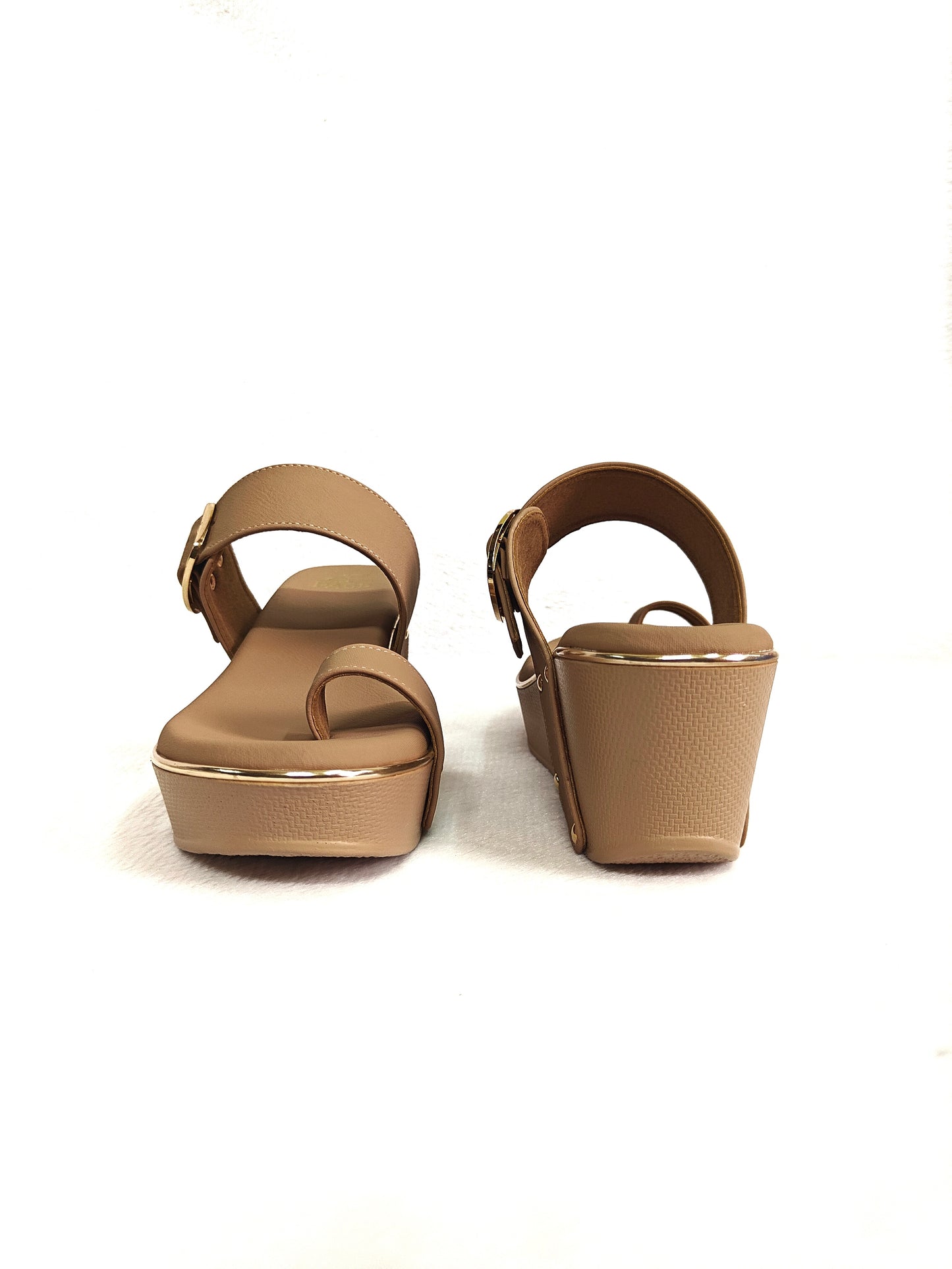 PAGE Aurea Loft Wedges Chickoo (1409-7).