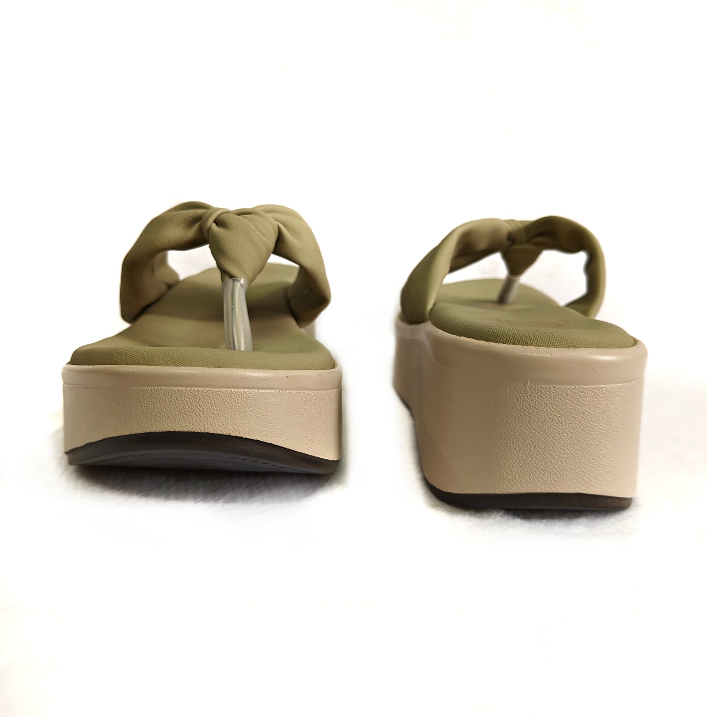 Page SoftTwist Wedge Flops Green (1374-1).