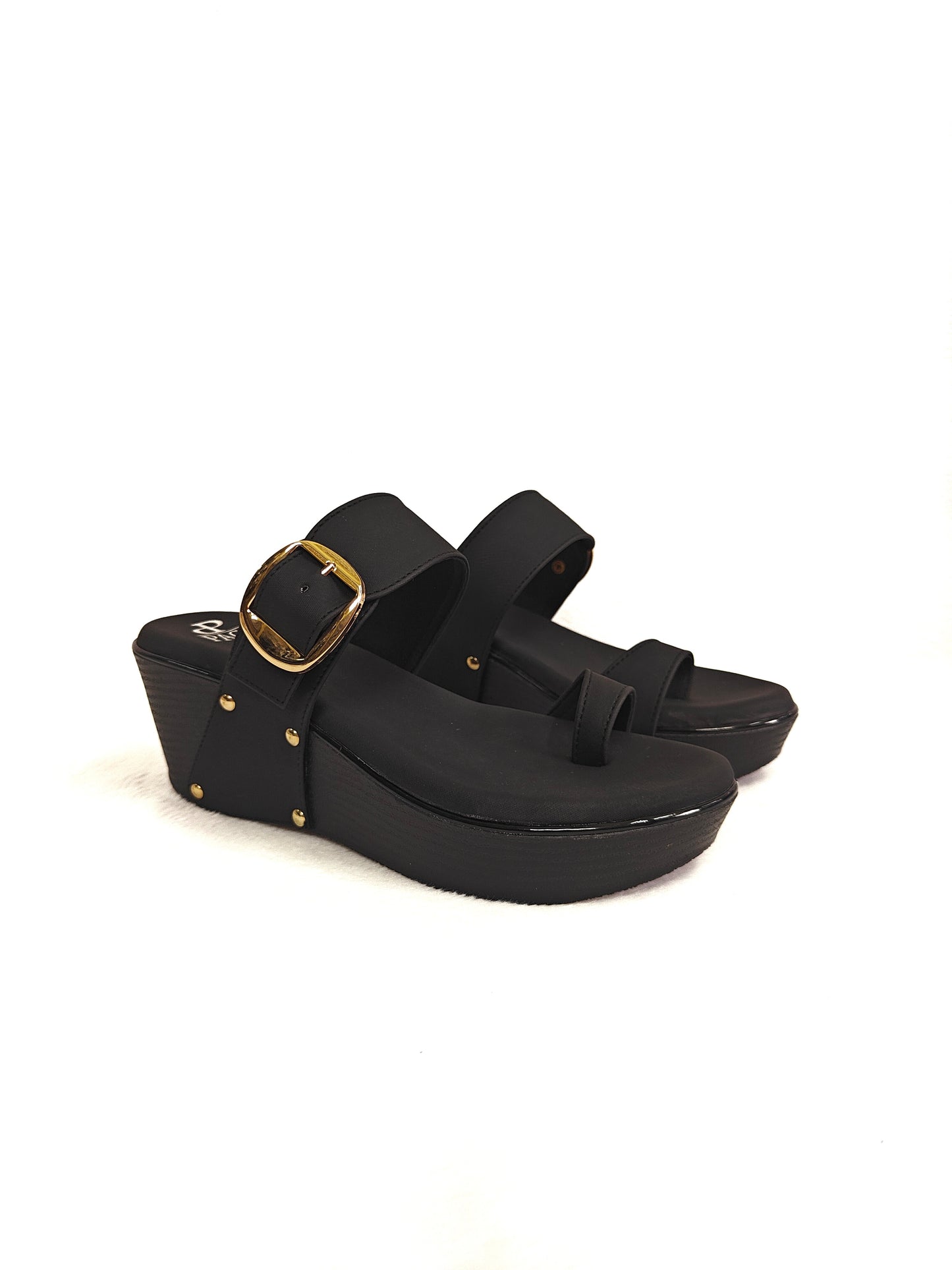 PAGE Aurea Loft Wedges Black (1409-7).