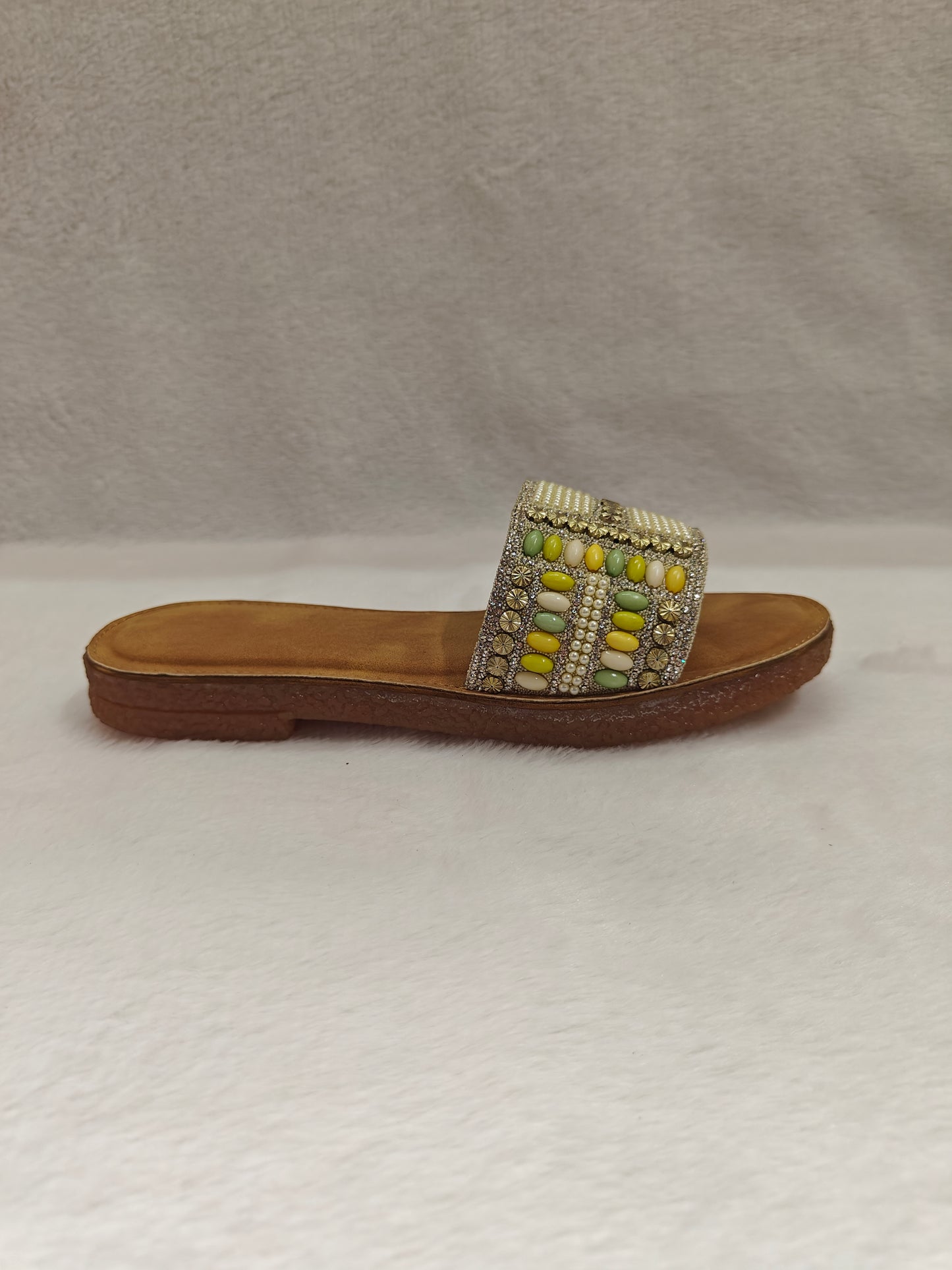 PAGE Crystal Bloom Slides Gold (1343-24).