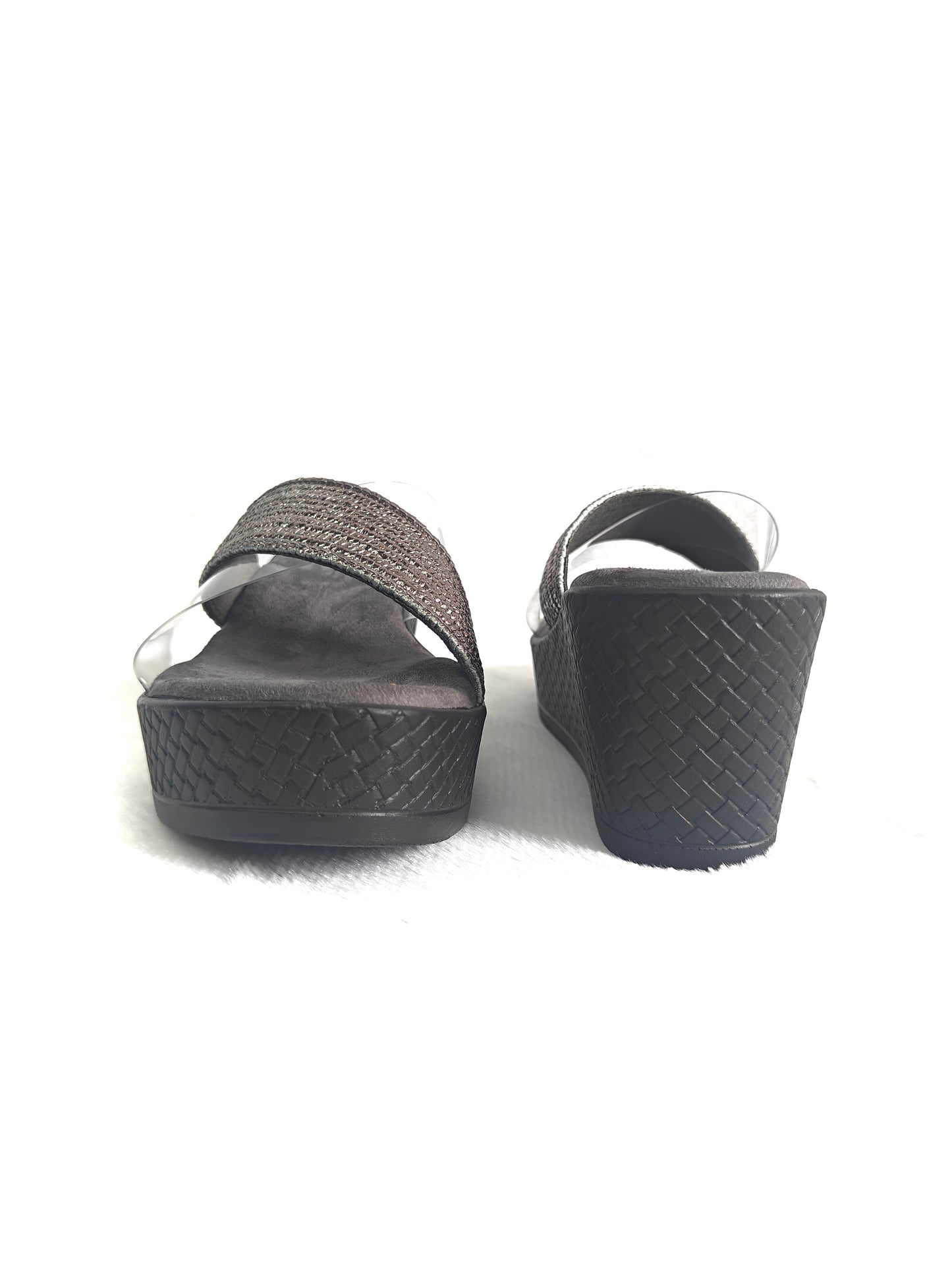 PAGE Obsidian Shine Wedges Gun Metal (1381-1).