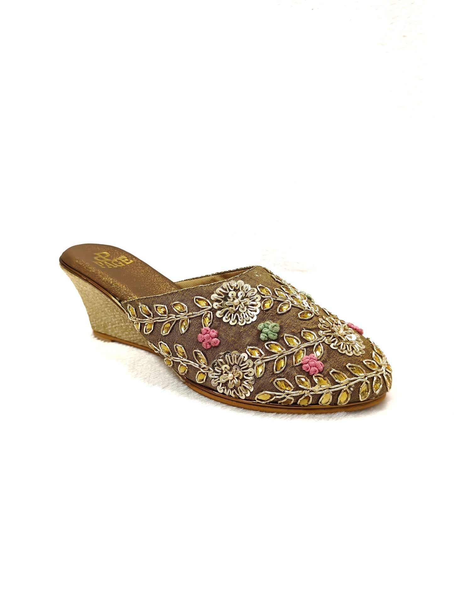 Page Golden Petal Wedges Antique (753).