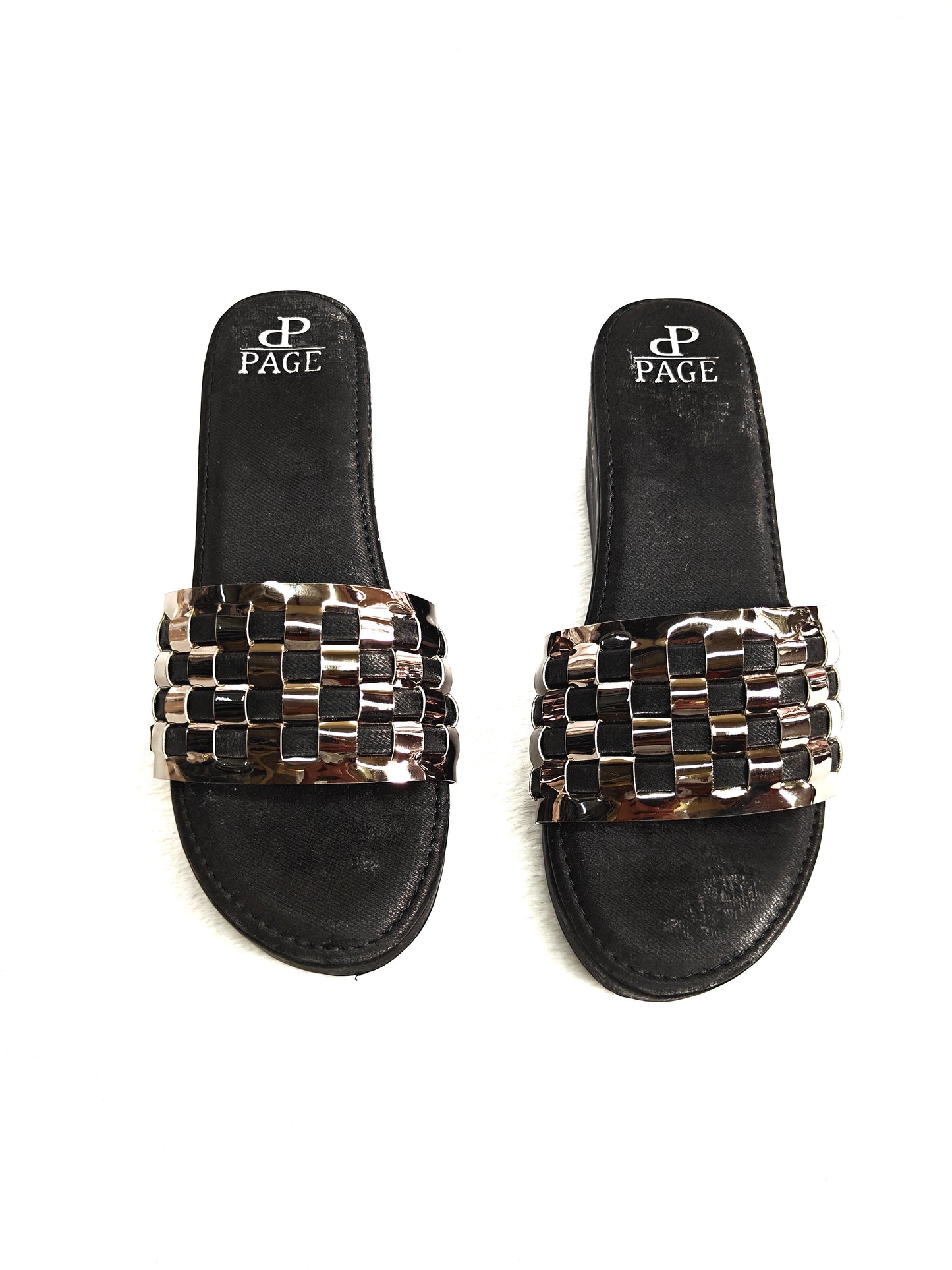 Page Aurelia Crest Wedge Black (1412-8).