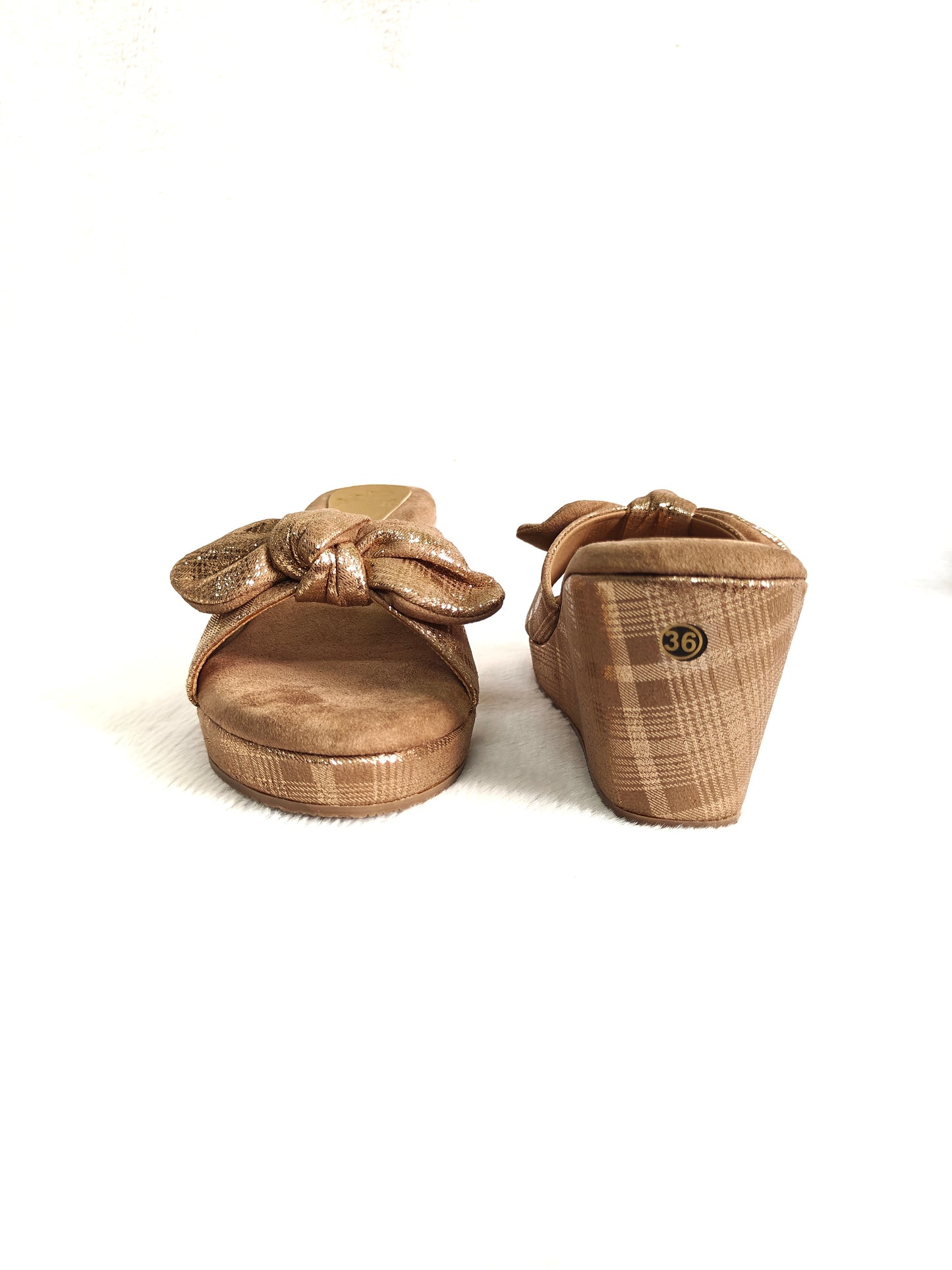Page Mocha Mirage Wedges Rose Gold (1403-5).