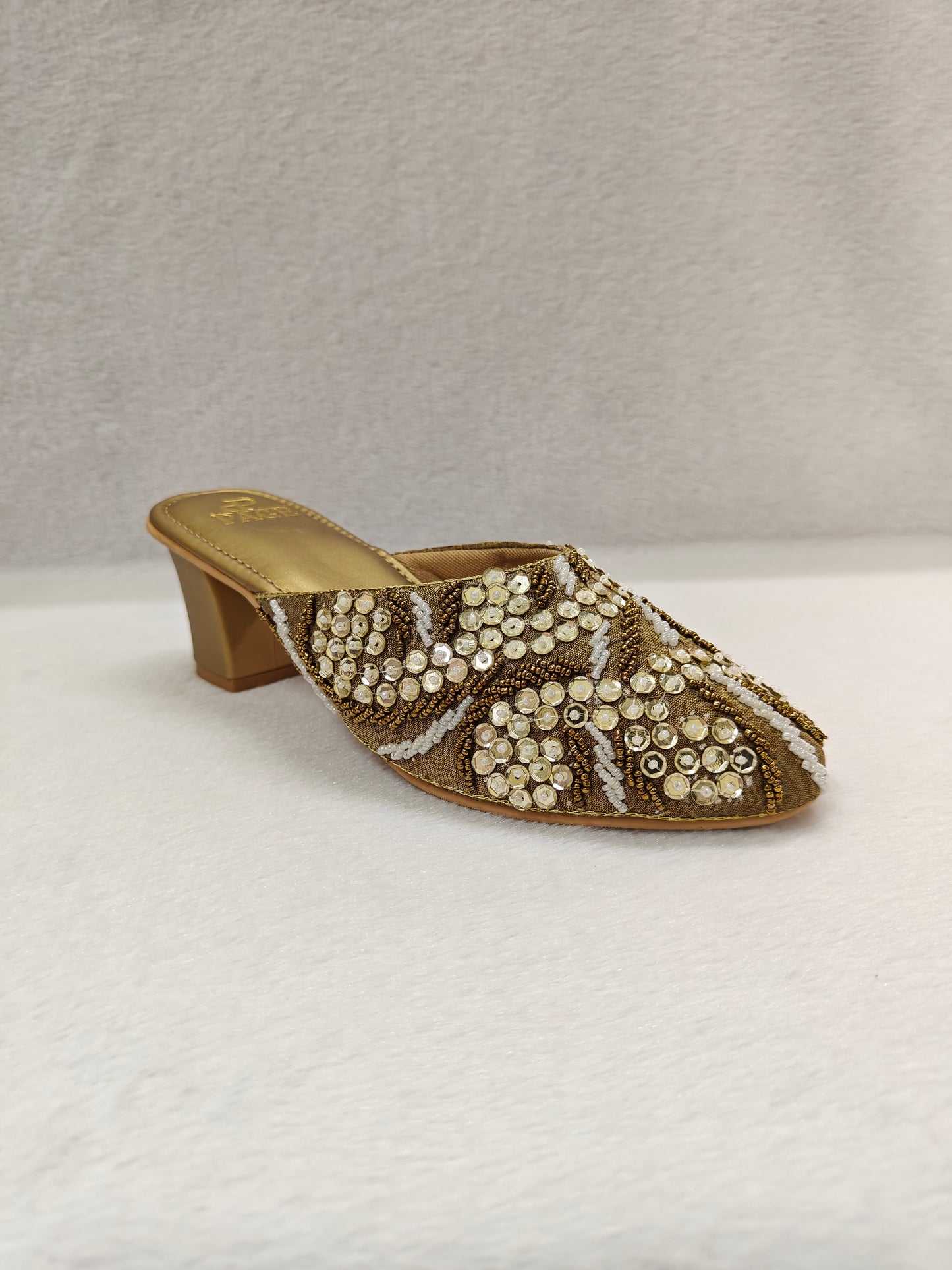 Page Royal Glimmer Mules Antique (1141).