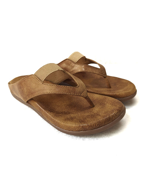 Page Comfort-Flex synthetic Leather Sandals Beige.