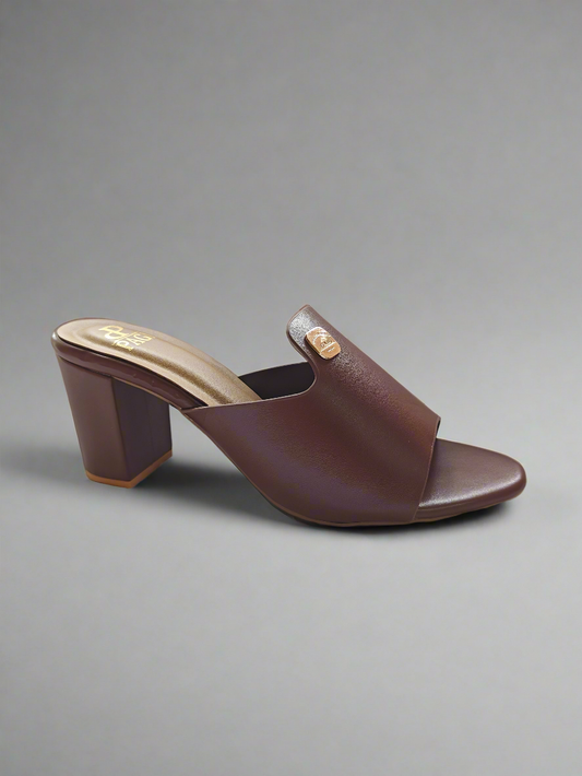 Page Urban Grace Luxe Block Heels Tan.