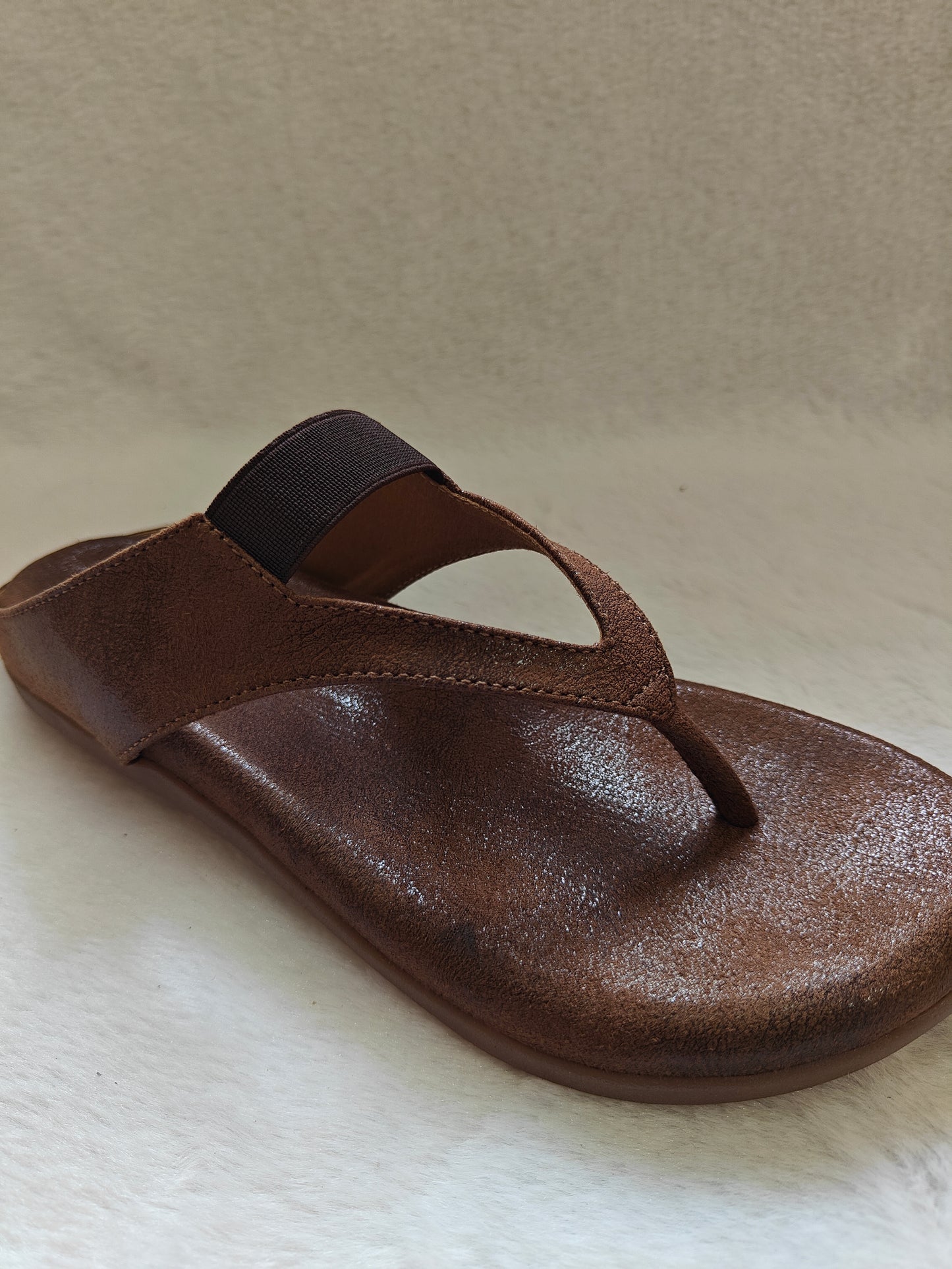 Page Comfort-Flex synthetic Leather Sandals Brown.