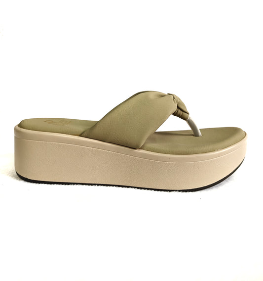 Page SoftTwist Wedge Flops Green (1374-1).