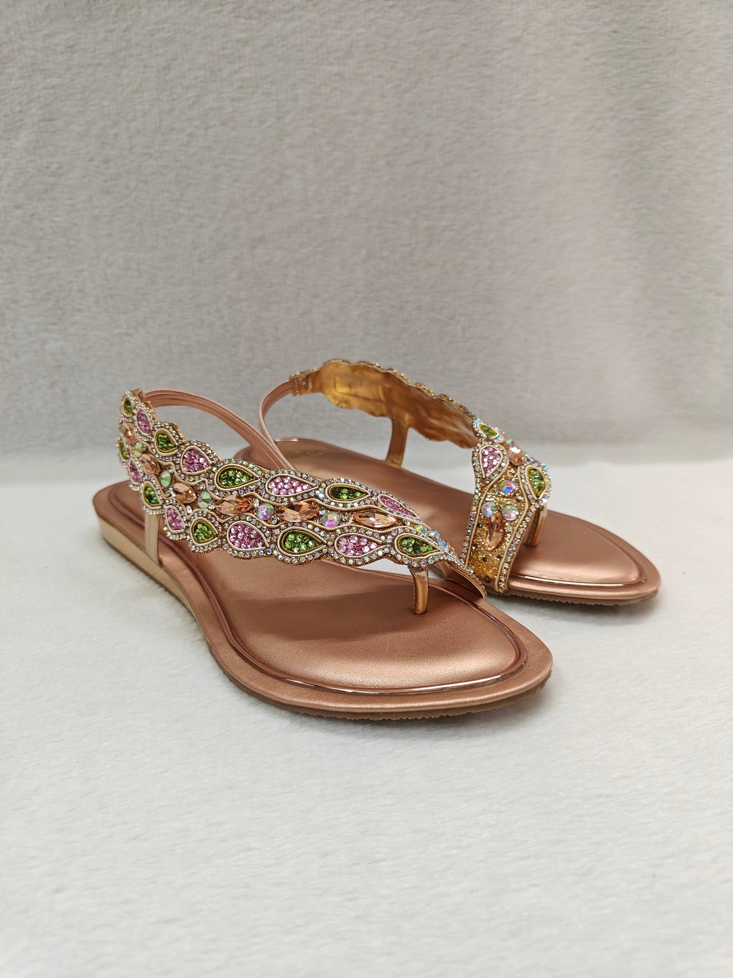 Page Radiant Curve Royale Flats Rose Gold (1173).