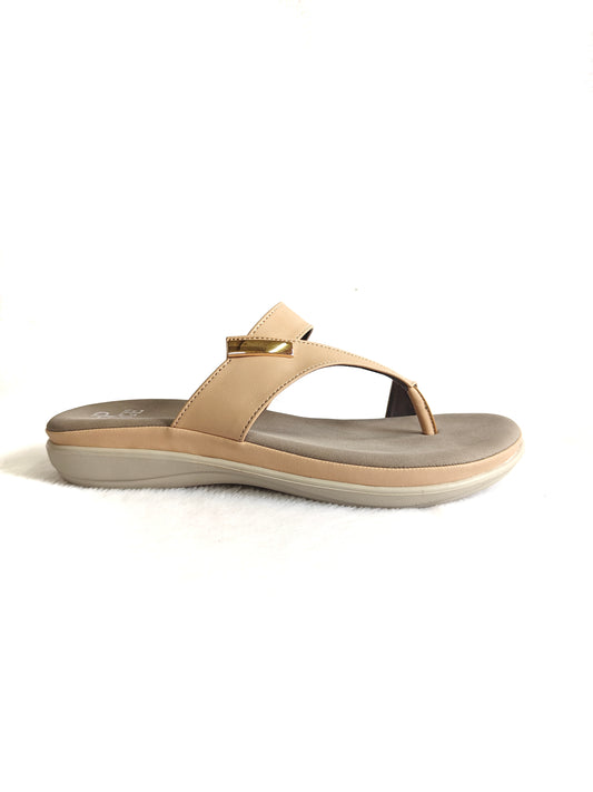 PAGE Serene Glide Slides Chickoo (1264-2).