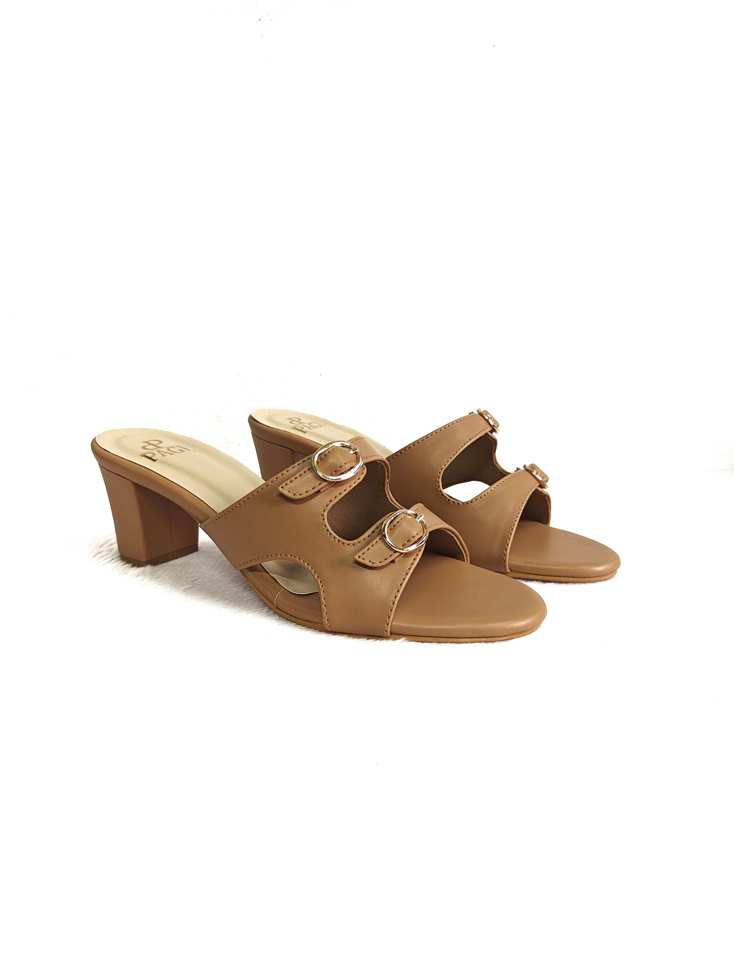 Page Marvella Heels Chickoo (1402-15).