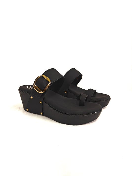PAGE Aurea Loft Wedges Black (1409-7).