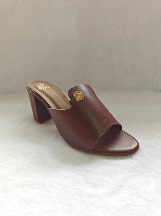 Page Urban Grace Luxe Block Heels Tan.