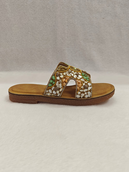 PAGE Pebble Glow Sandals Antique.