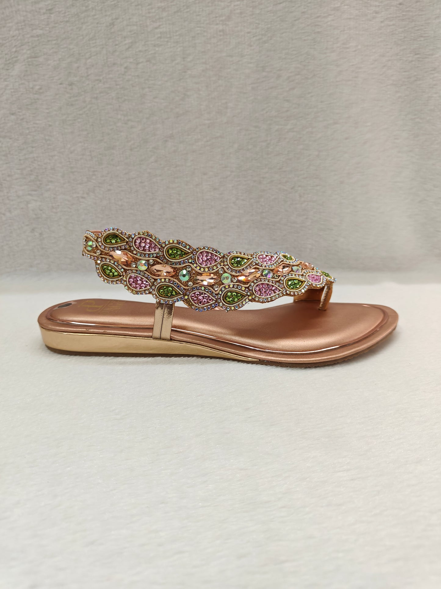 Page Radiant Curve Royale Flats Rose Gold (1173).