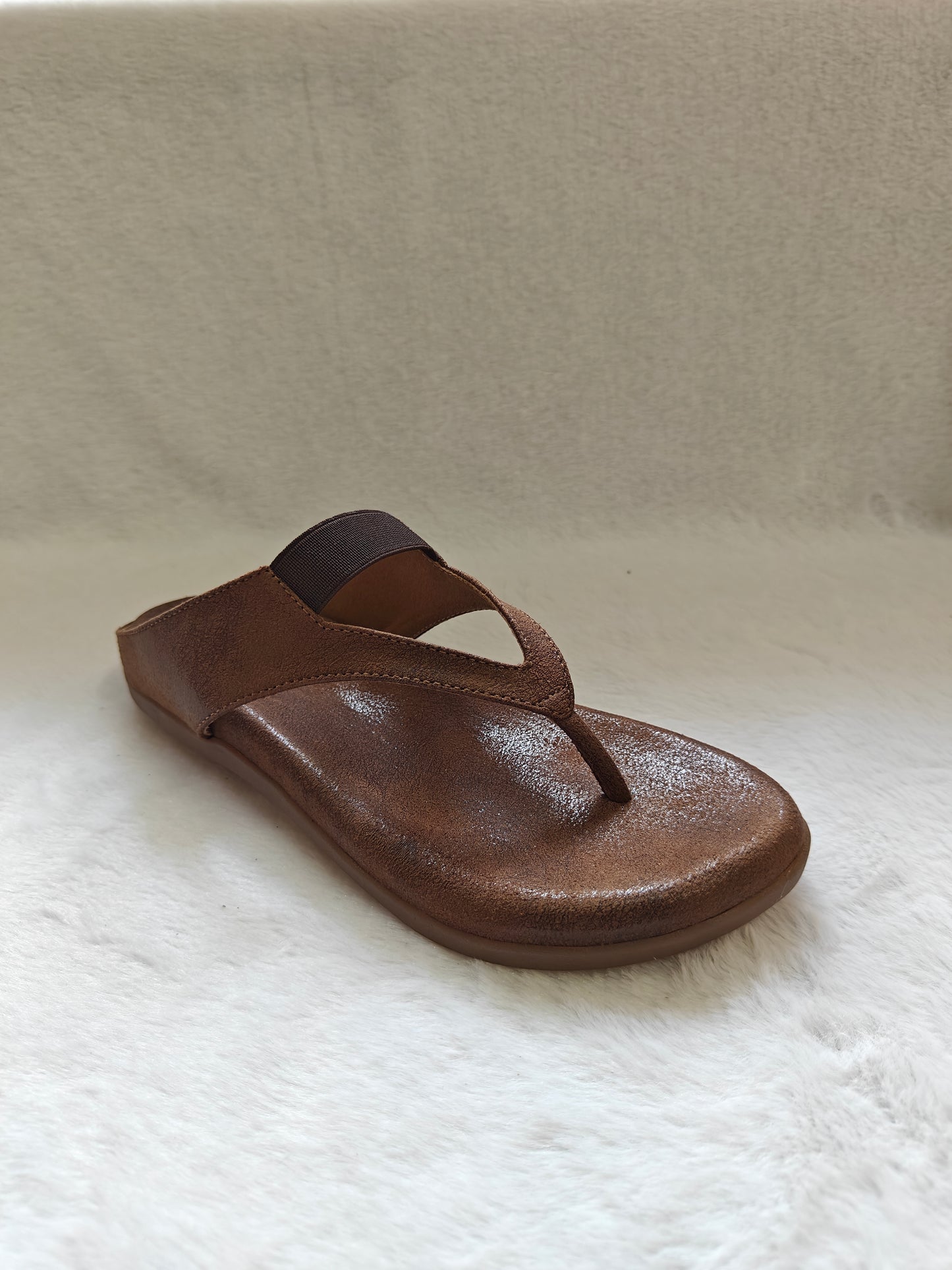 Page Comfort-Flex synthetic Leather Sandals Brown.