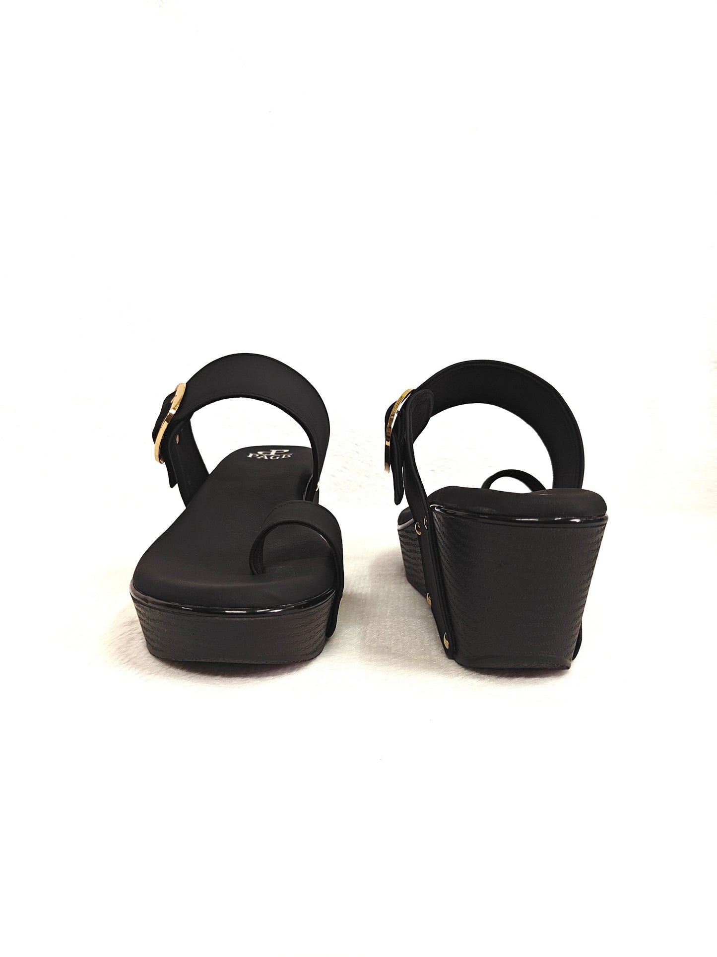 PAGE Aurea Loft Wedges Black (1409-7).