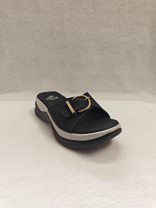 Page D-Ring Comfort Slides Black