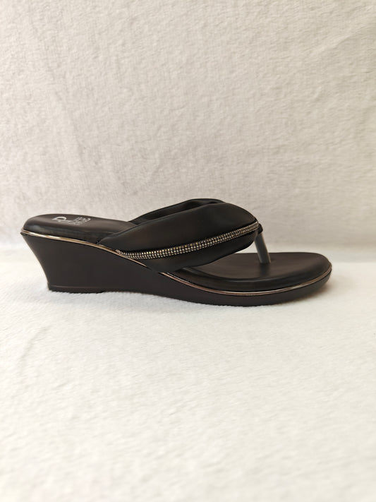 PAGE Elegant Black Women's Comfort Sandals.