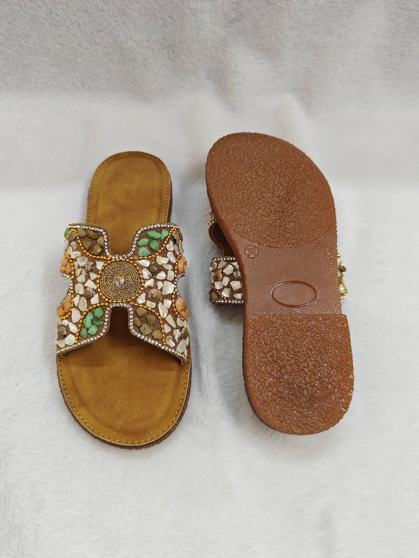PAGE Pebble Glow Sandals Antique (1333-24).