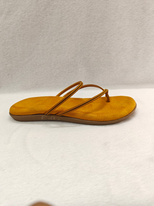 PAGE Serene Minimal Thong Flats Orange.