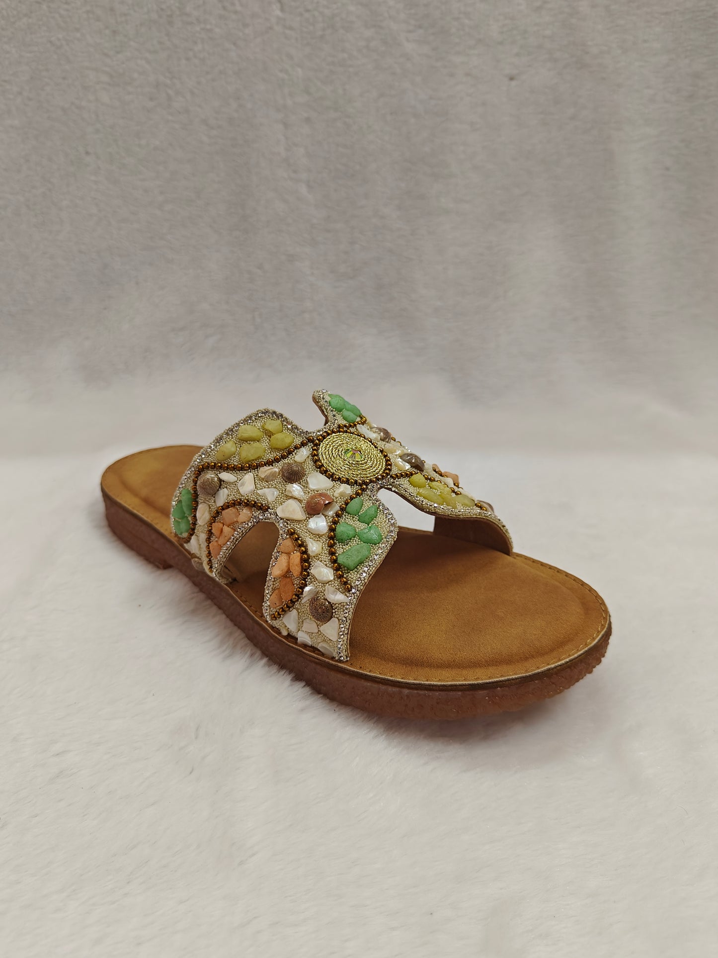 PAGE Pebble Glow Sandals Gold (1333-24).