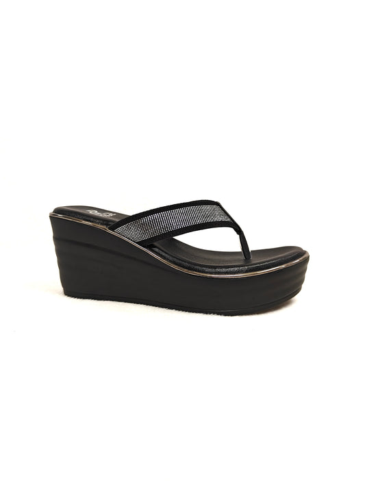Page Aurelia Crest Crystal Wedge Black (1391-6).