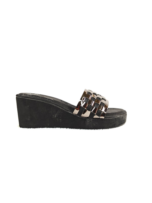 Page Aurelia Crest Wedge Black (1412-8).